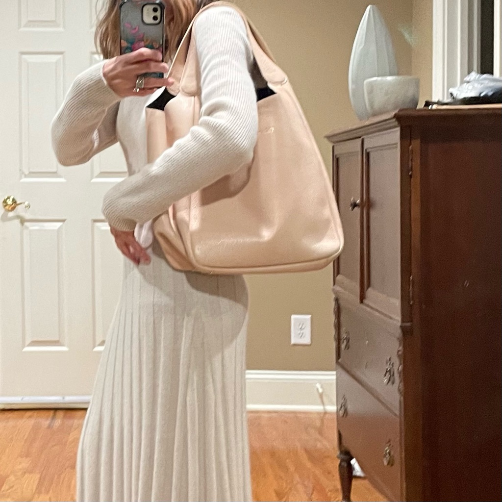 Bucket Bag Italian Nude Leather